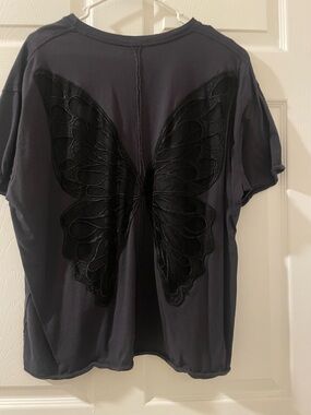 Tricia Fix Free People Butterfly Back Crewneck Tee